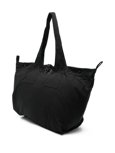 C.p. Company C.p.company Twill Tote Bag In Black