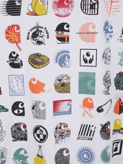 Carhartt Wip Ss C Logo Archive Tshirt In White