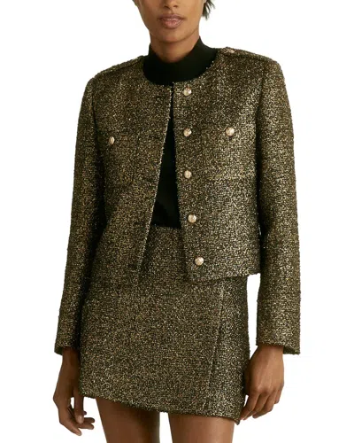 Reiss Wynee Jacket In Green