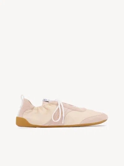 Chloé Chloe Kick Panelled Nylon Sneakers In Multi