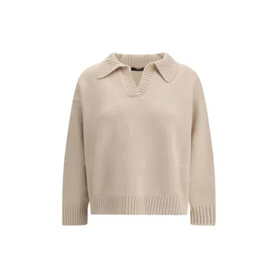 Max Mara Beige Fleece Wool Top