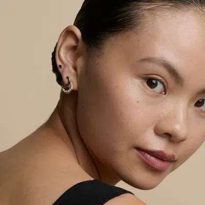 Astrid &amp; Miyu Titanium Black Marquise Piercing Stud