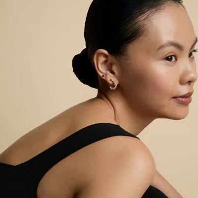 Astrid &amp; Miyu Titanium Black Marquise Piercing Stud