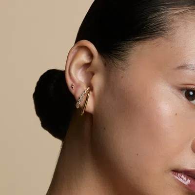 Astrid &amp; Miyu Titanium Lightning Bolt Piercing Stud