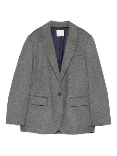 Forte Forte Forte_forte Wool Single-breasted Jacket In Gray