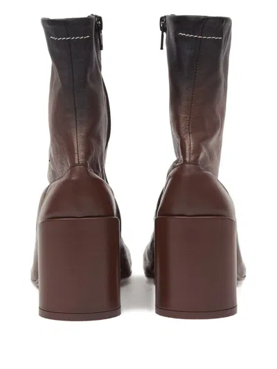 Mm6 Maison Margiela Boot "anatomic" In Brown