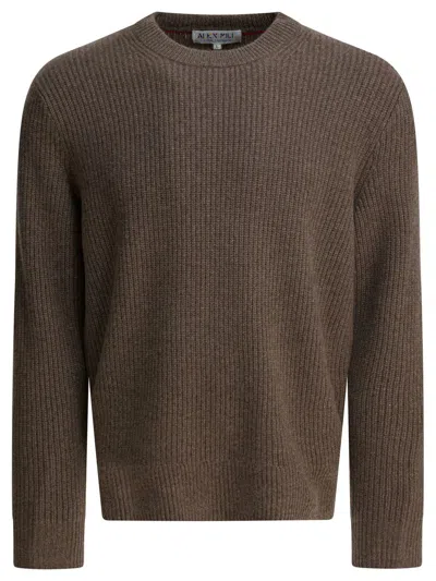 Alex Mill Jordan Sweater In Marled Cashmere Heather Walnut In Brown