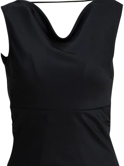 Semper Long And Flared Dress In Animal Print