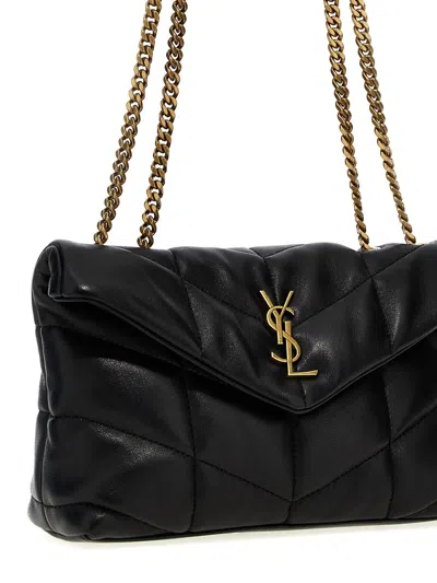Saint Laurent 'puffer Toy' Shoulder Bag In Black