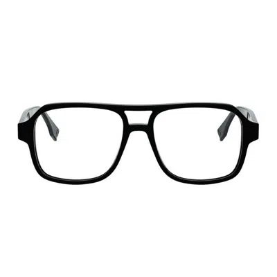 Fendi Ff Squared Eyeglasses In Black