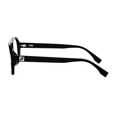 Fendi Ff Squared Eyeglasses In Black