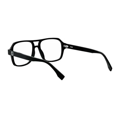 Fendi Ff Squared Eyeglasses In Black