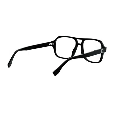 Fendi Ff Squared Eyeglasses In Black