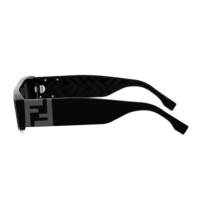 Fendi Fe40181i Ff Squared 01a Nero Sunglasses In Black