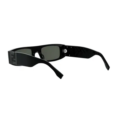 Fendi Fe40181i Ff Squared 01a Nero Sunglasses In Black