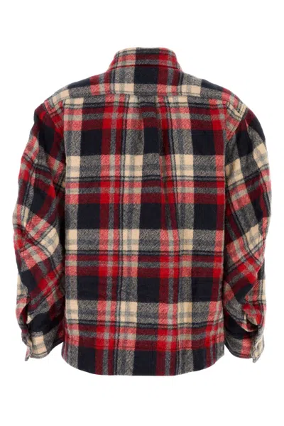 Dsquared2 Dsquared Women Embroidered Flannel Dean Shirt In Red