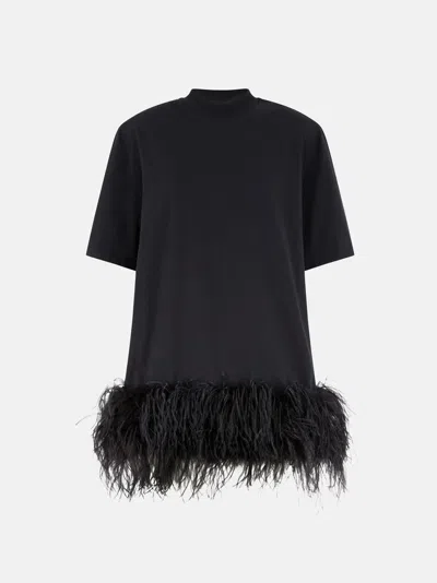 Attico The  Dresses Gend - Black Mini Dress Black Main Material: 100% Cotton, Second Material: 100% C In Black