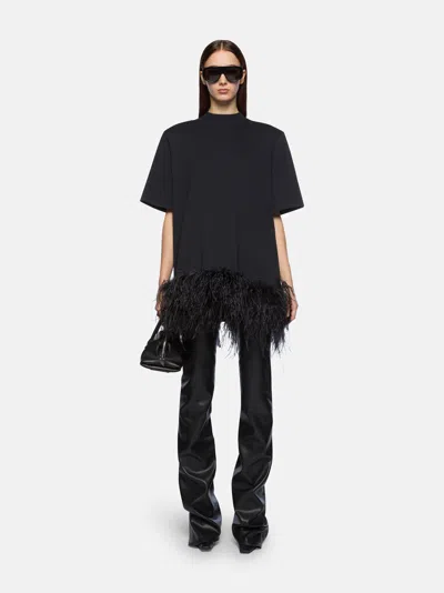 Attico The  Dresses Gend - Black Mini Dress Black Main Material: 100% Cotton, Second Material: 100% C In Black