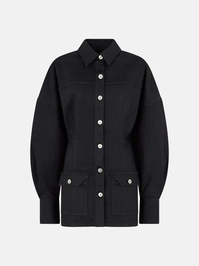 Attico The  Dresses Gend - Black Mini Dress Black Main Material: 57% Cotton 37% Modal 4% Elastomultie In Black