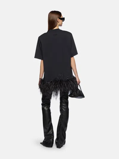 Attico The  Dresses Gend - Black Mini Dress Black Main Material: 100% Cotton, Second Material: 100% C In Black