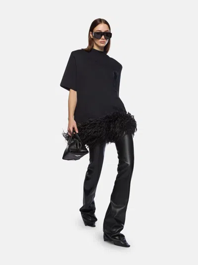 Attico The  Dresses Gend - Black Mini Dress Black Main Material: 100% Cotton, Second Material: 100% C In Black