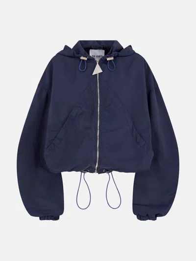 Attico Bomber Navy Blue In Blue