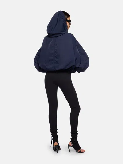 Attico Bomber Navy Blue In Blue