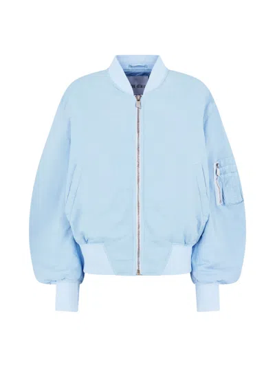 Attico Bomber ''anja'' Baby Blue In Blue