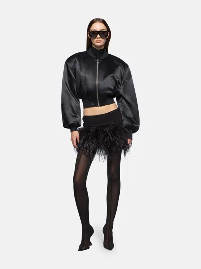 Attico Bomber Black In Black