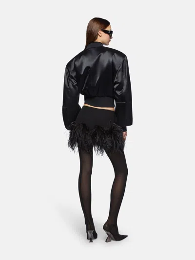 Attico Bomber Black In Black