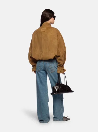 Attico Bomber Sand In Brown