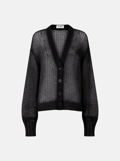 Attico Cardigan Black In Black