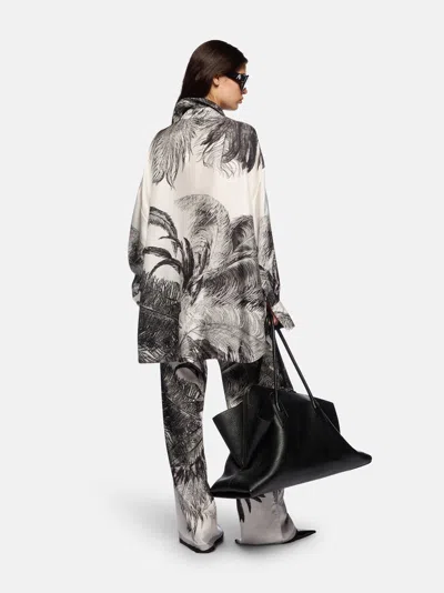 Attico ''diana'' White And Black Shirt In Multi