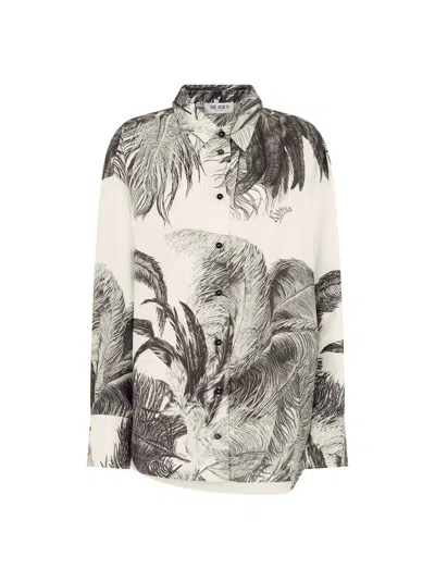 Attico ''diana'' White And Black Shirt In Multi