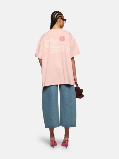 Attico T-shirt Rose In Pink