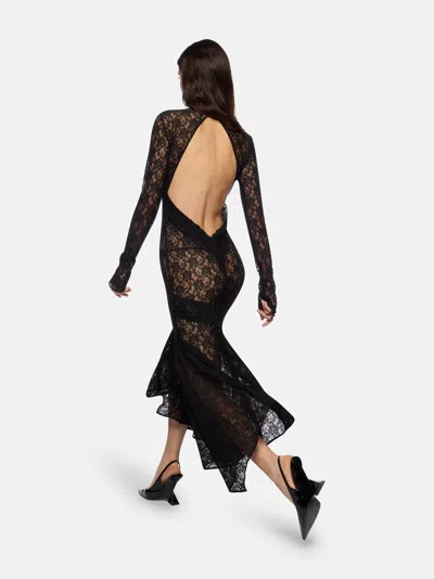 Attico The  Dresses Gend - Black Midi Dress Black Main Material: 80% Polyamide 20% Elastodiene, Secon In Black