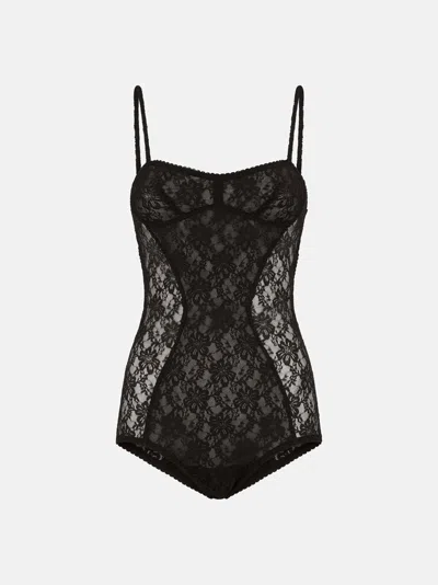 Attico The  Tops&shirts Gend - Black Body Black Main Material: 96% Polyester 4% Elastane, Second Mate In Black