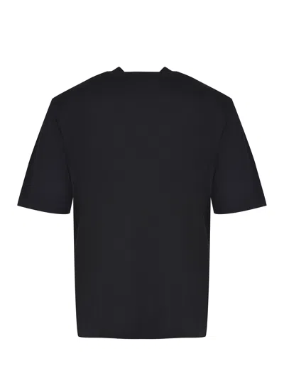 Dsquared2 Black Regular Graphic T-shirt In Multi