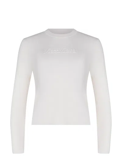 Max Mara "ticino" Sweater In White