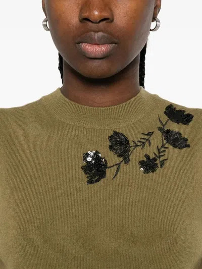 Ermanno Wool Vest In Green