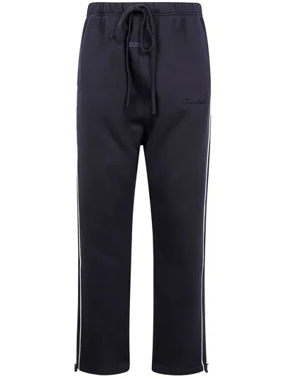 Essentials Fear Of God  Relaxed Fleece Sweatpant With Piping In Blue