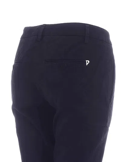 Dondup Slim Trousers In Blue