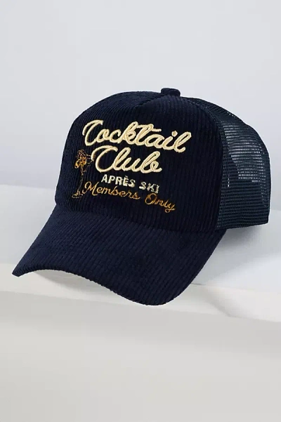 Worn/west Members Only Trucker Hat In Blue