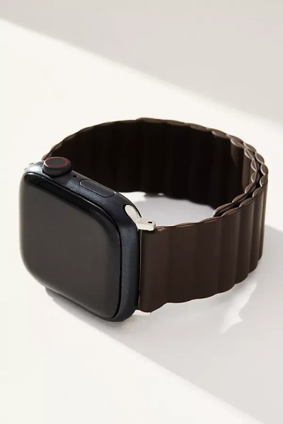 Posh Tech Magnetic Apple Watch Band In Brown