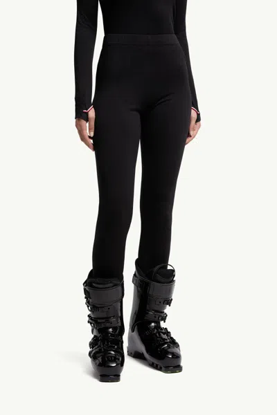 Moncler Polartec Leggings In Black