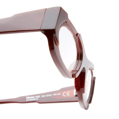 Kuboraum Maske K62  Mahogany In Red