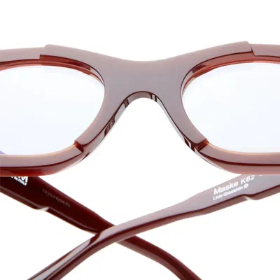 Kuboraum Maske K62  Mahogany In Red