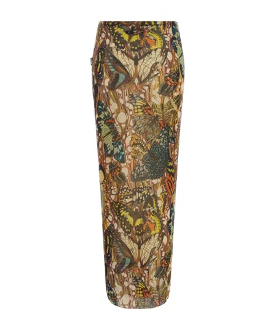 Jean Paul Gaultier The Yellow Butterfly Skirts Multicolor In Multi