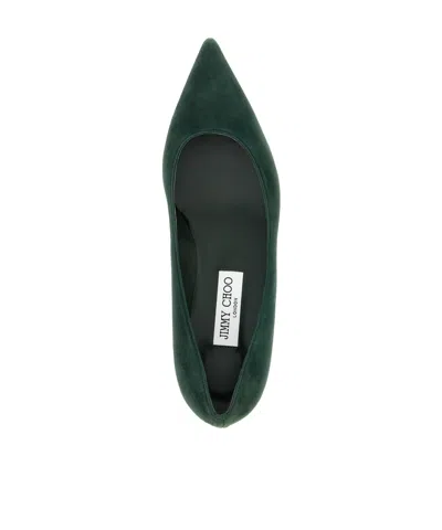 Jimmy Choo Amelia Pumps Green In Green