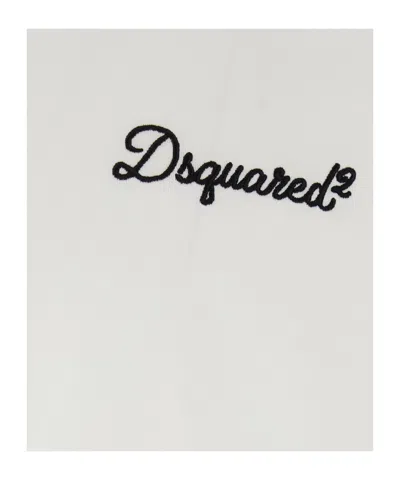 Dsquared2 Crew Neck T-shirt In White